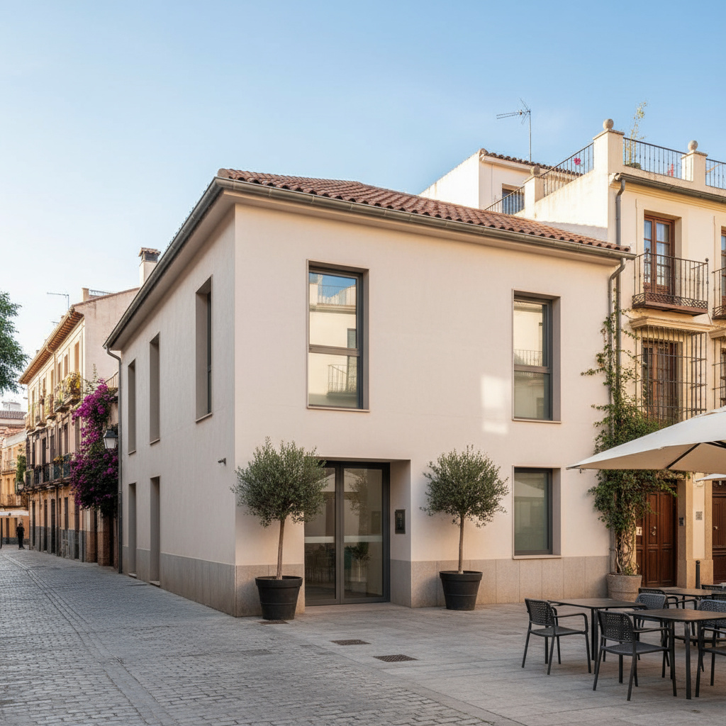 Exterior de oficina en Madrid