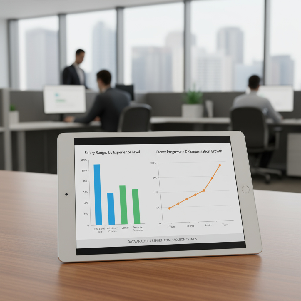 Gráficos de rangos salariales y progresión